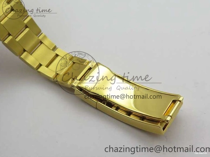 LN A2836 YG Dial Best Edition Wrapped Wrapped Bracelet Submariner Black 116618 D1F YG on 0207